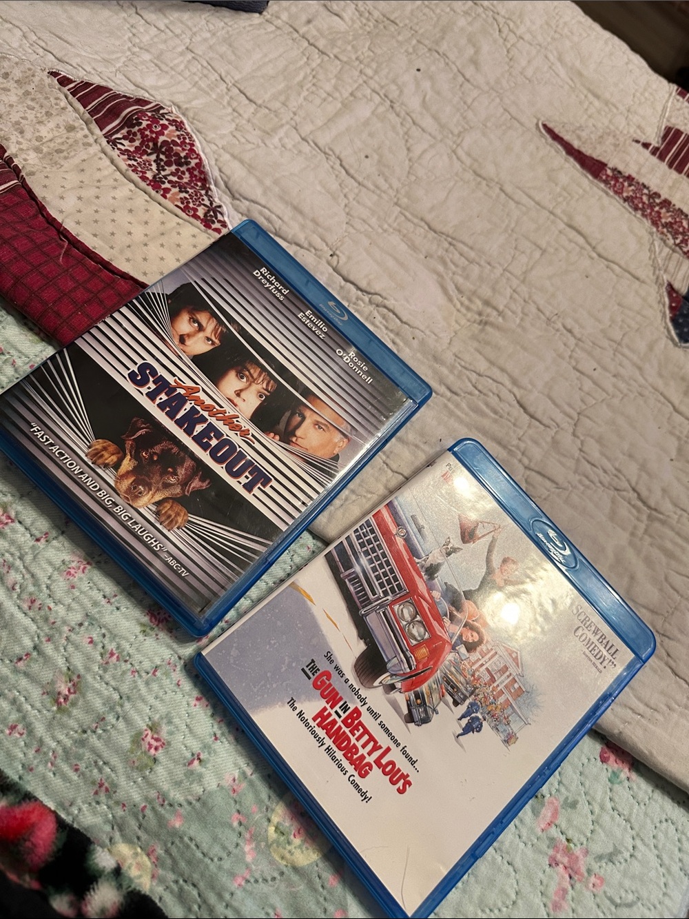 Blu-ray Movie Set - Blue Cases with White and Black Cover Art